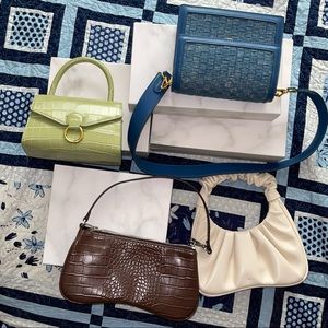 Bundle of 4 JW PEI bags